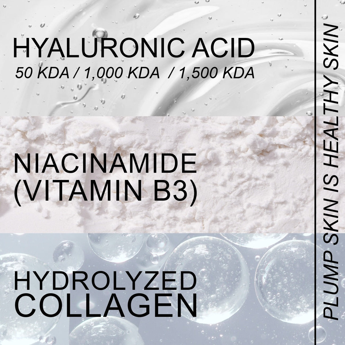 Triple Molecular 2% Hyaluronic Serum — 3D Hydration Technology