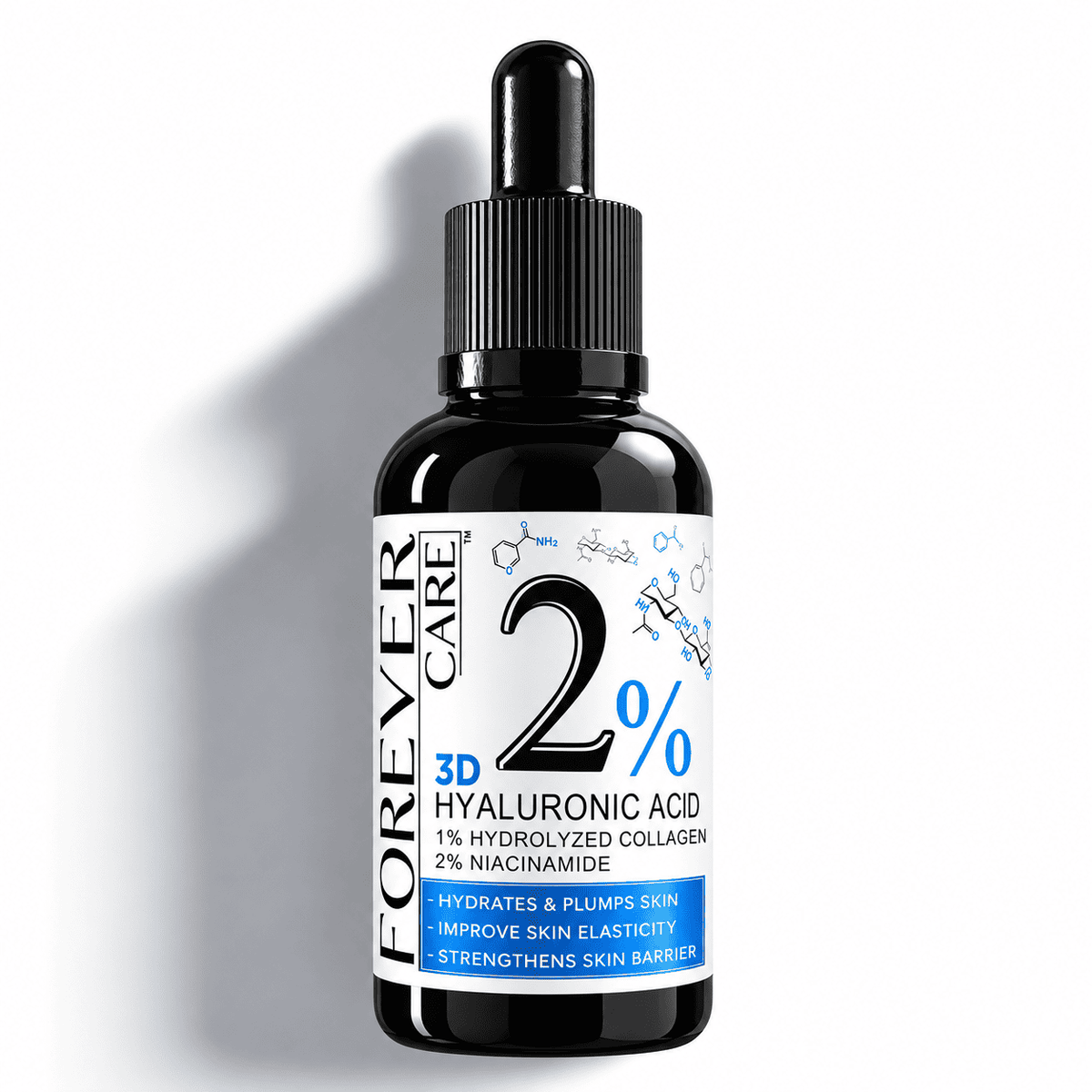 Triple Molecular 2% Hyaluronic Serum — 3D Hydration Technology
